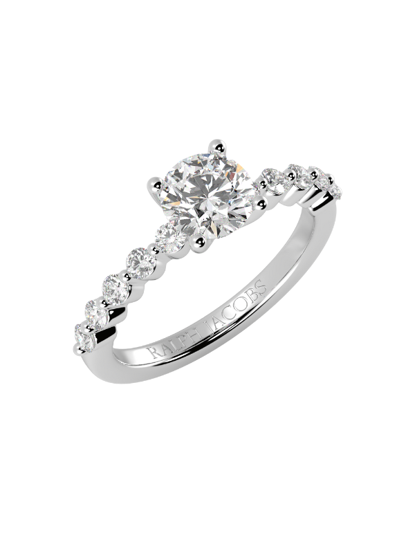 Victoria Moissanite Engagement Ring