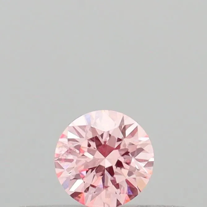 0.14ct Round Lab Grown Diamond (Colour Fancy Intense Pink, Clarity SI1, Cut VG, IGI Certified)