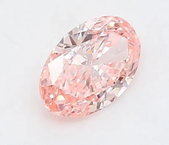 0.22ct Oval Lab Grown Diamond (Colour Fancy Vivid Pink, Clarity VS1, IGI Certified)