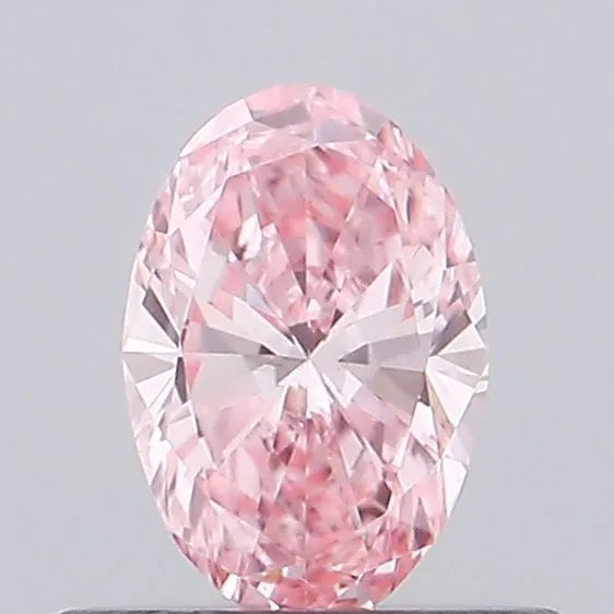 0.37ct Oval Lab Grown Diamond (Colour Fancy Vivid Pink, Clarity VS1, Uncertified)