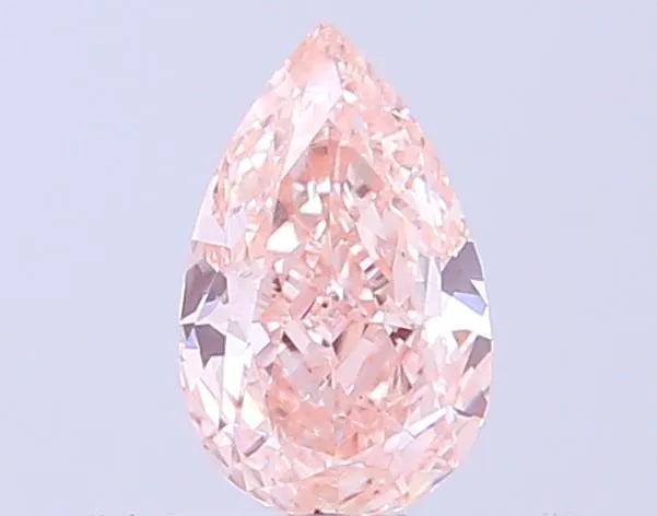 0.37ct Pear Lab Grown Diamond (Colour Fancy Brownish Pink, Clarity VS1, IGI Certified)