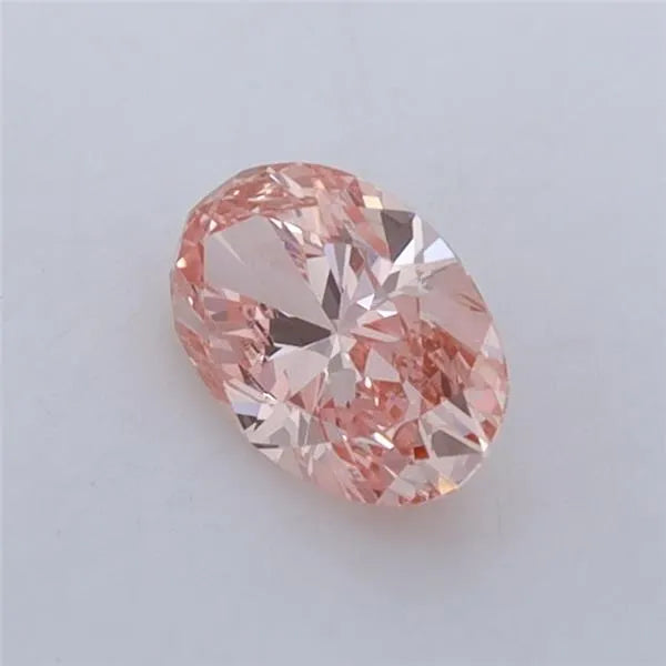 0.51ct Oval Lab Grown Diamond (Colour Fancy Intense Pink, Clarity VS1, IGI Certified)