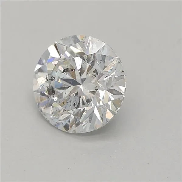 0.74ct Round Natural Diamond (Colour Very Light Blue, Clarity I1, Cut GD, GIA Certified)