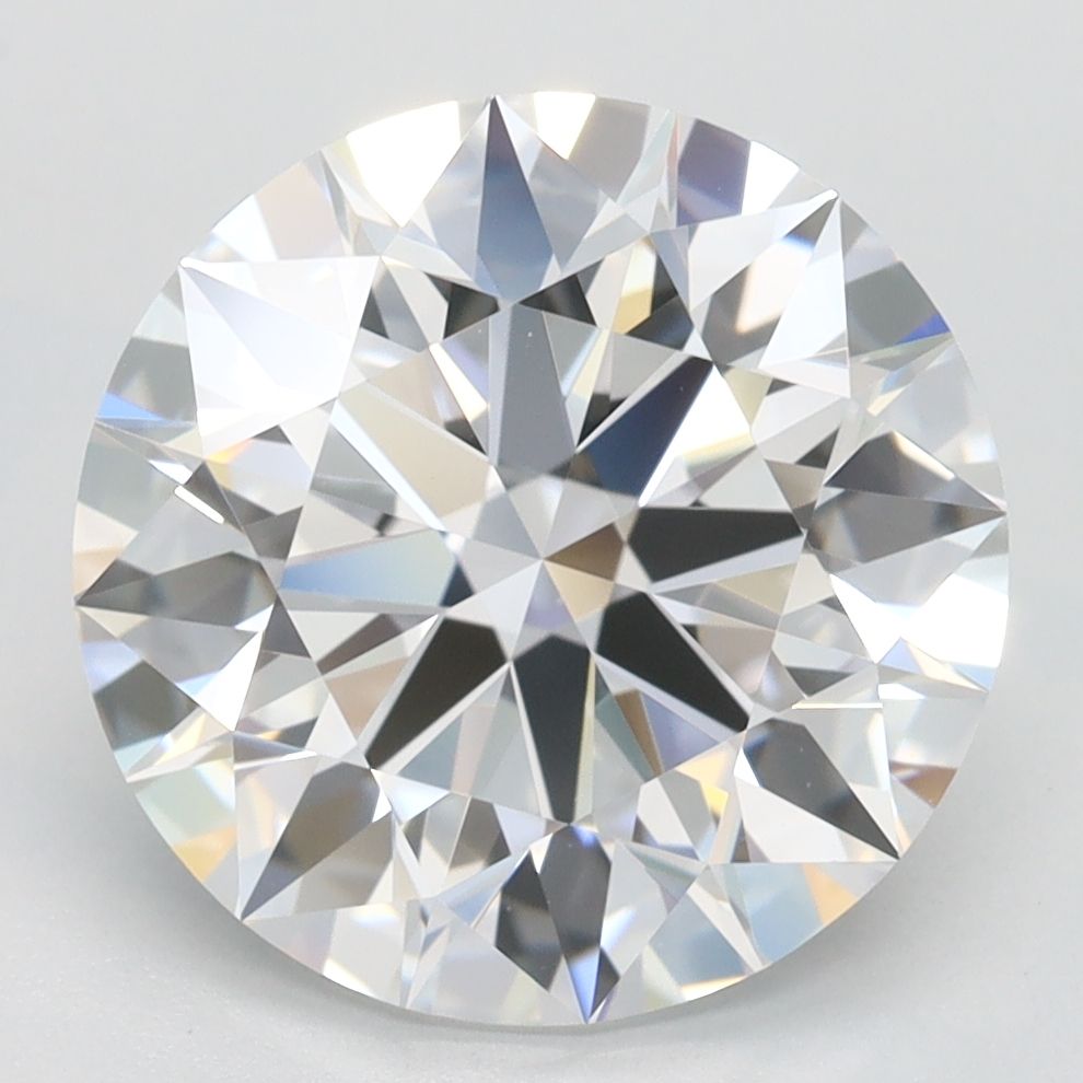 3.89 Carat D-IF Round Lab Diamond