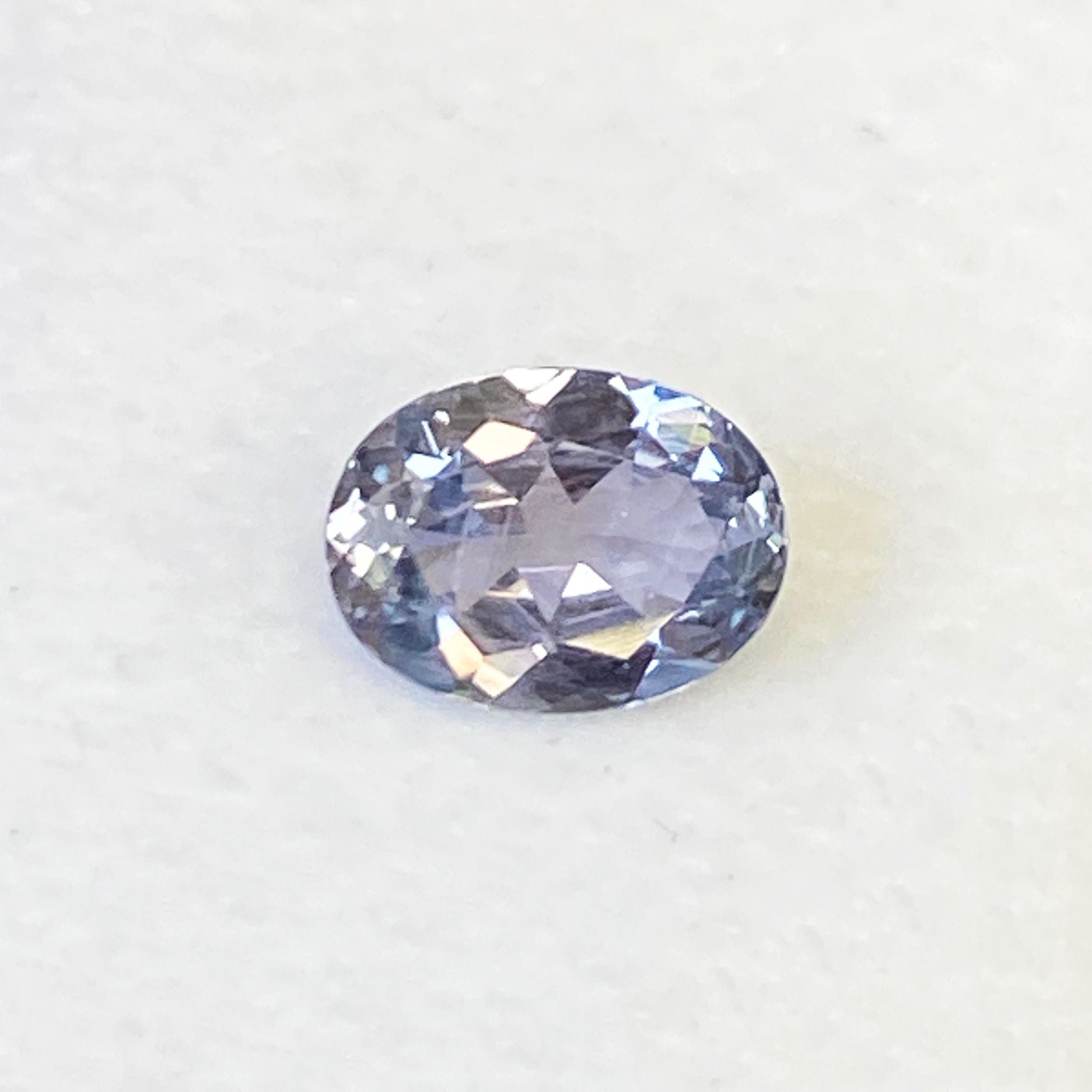 1.13 Carat Oval Cut Grey Sapphire