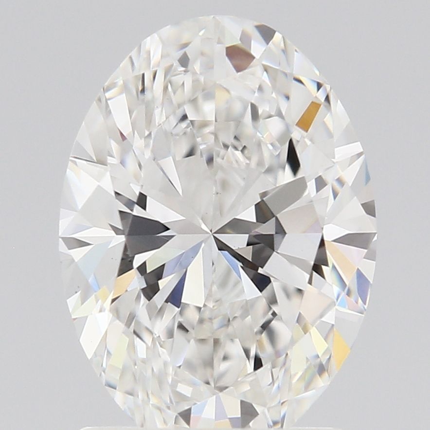 Diamant de laboratoire ovale E-VS1 de 1,51 carat