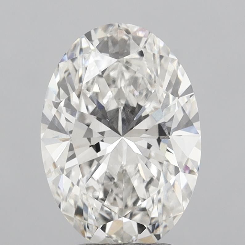 3.02 Carat F-VVS2 Oval Lab Diamond