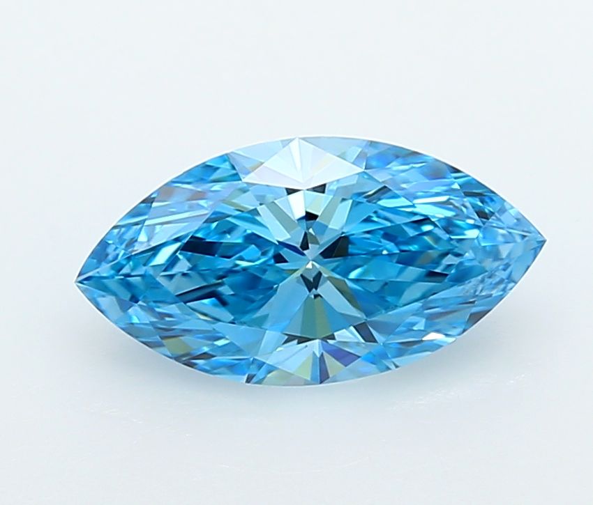 2.02 Carat Marquise Cut Fancy Blue