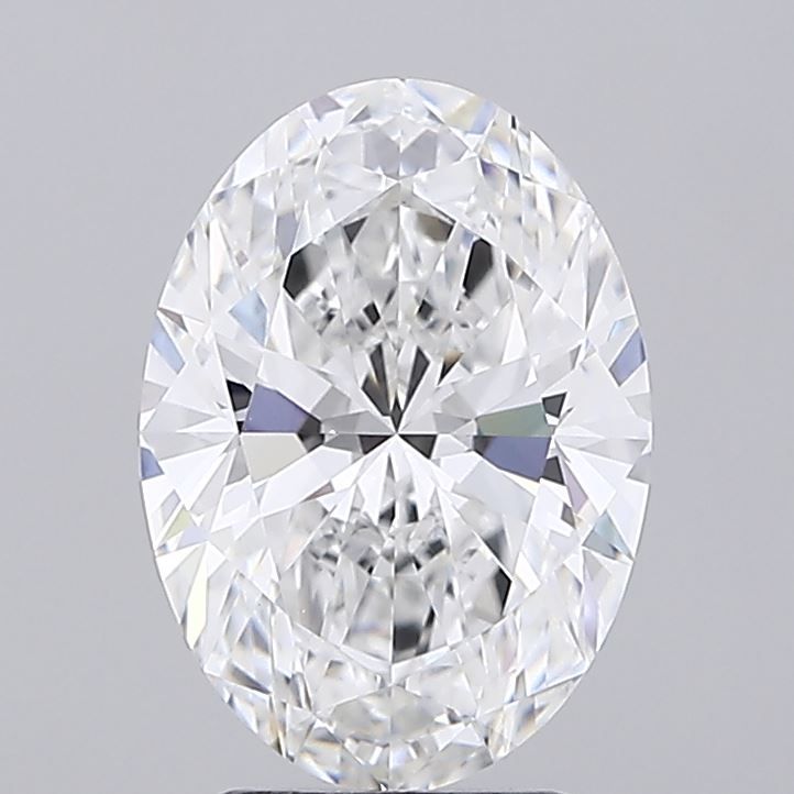 3 Carat D-VVS2 Oval Lab Diamond