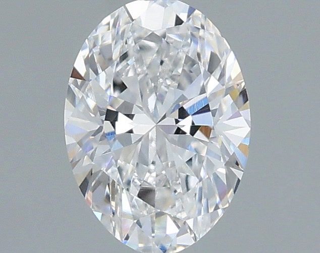0.59 Carat D-VVS2 Oval Lab Diamond
