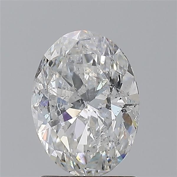 1.34 Carat F SI2 Oval Diamond