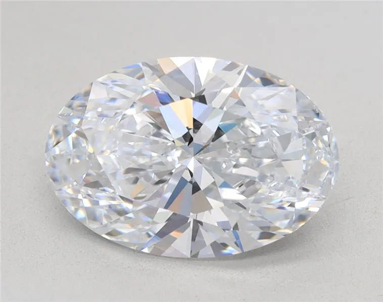 Diamant ovale de 2,20 ct cultivé en laboratoire (couleur F, pureté VVS1, IGI)