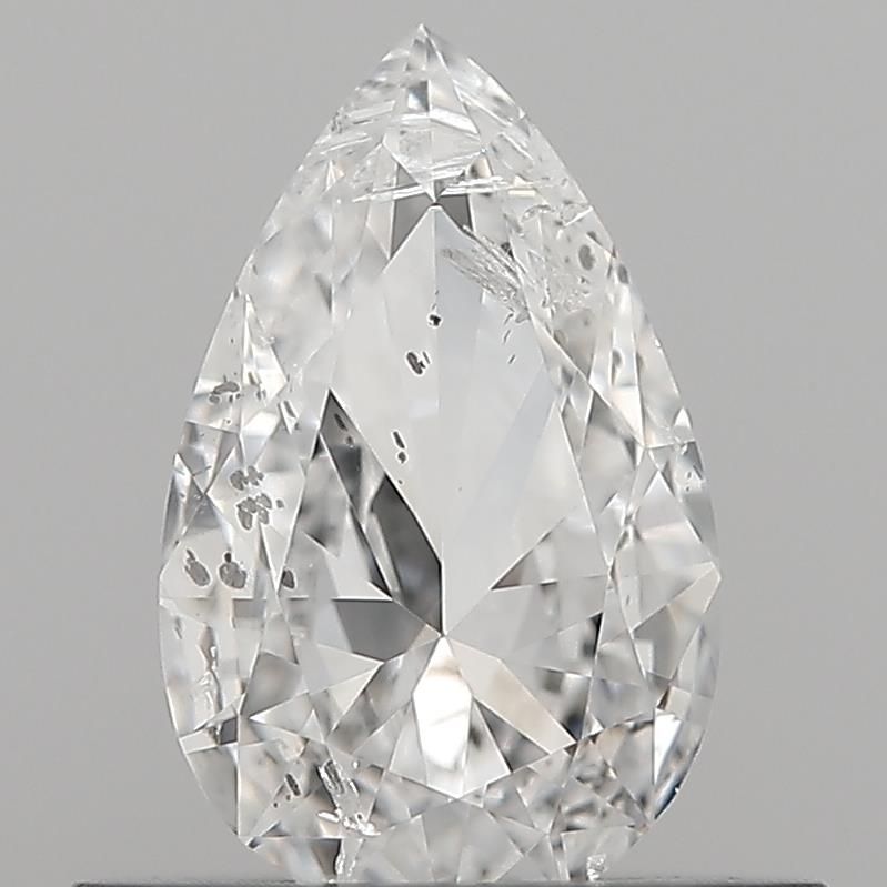 Diamant taille poire D-SI2 de 0,4 carat