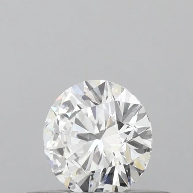 Diamant rond de 0,33 ct cultivé en laboratoire (couleur D, pureté VVS1, taille EX, IGI)