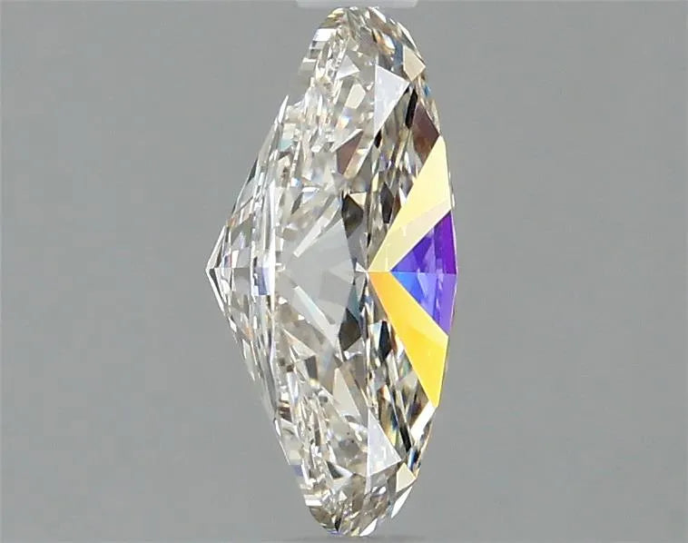 Diamant ovale de 1,38 ct cultivé en laboratoire (couleur H, pureté VS1, IGI)