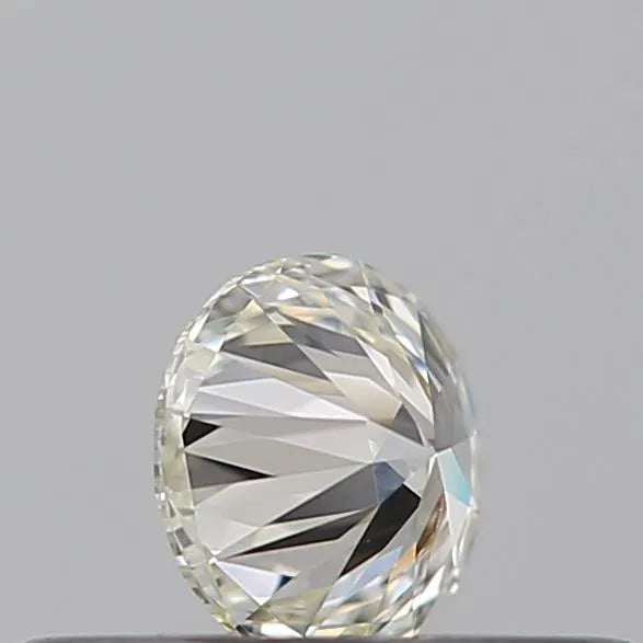 Diamant naturel rond de 0,18 ct (couleur H, pureté IF, taille EX, IGI)