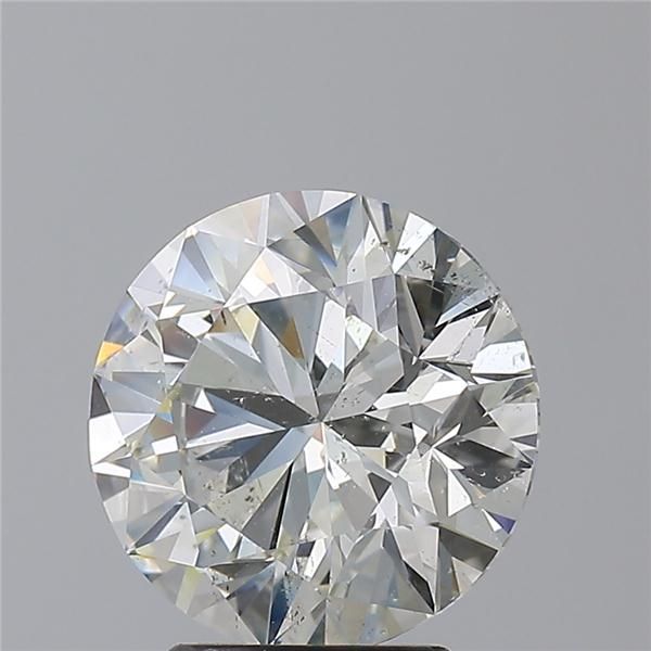 Diamant rond J SI2 de 3,00 carats