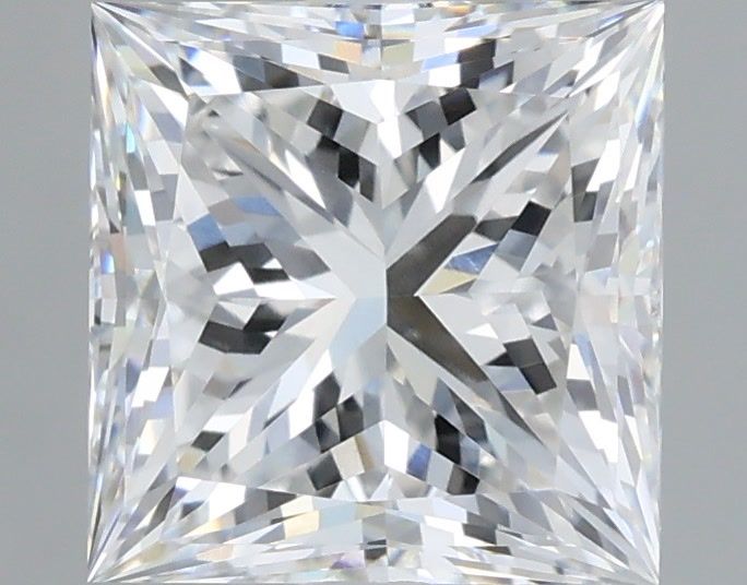 2.47 Carat F-VVS2 Princess Lab Diamond