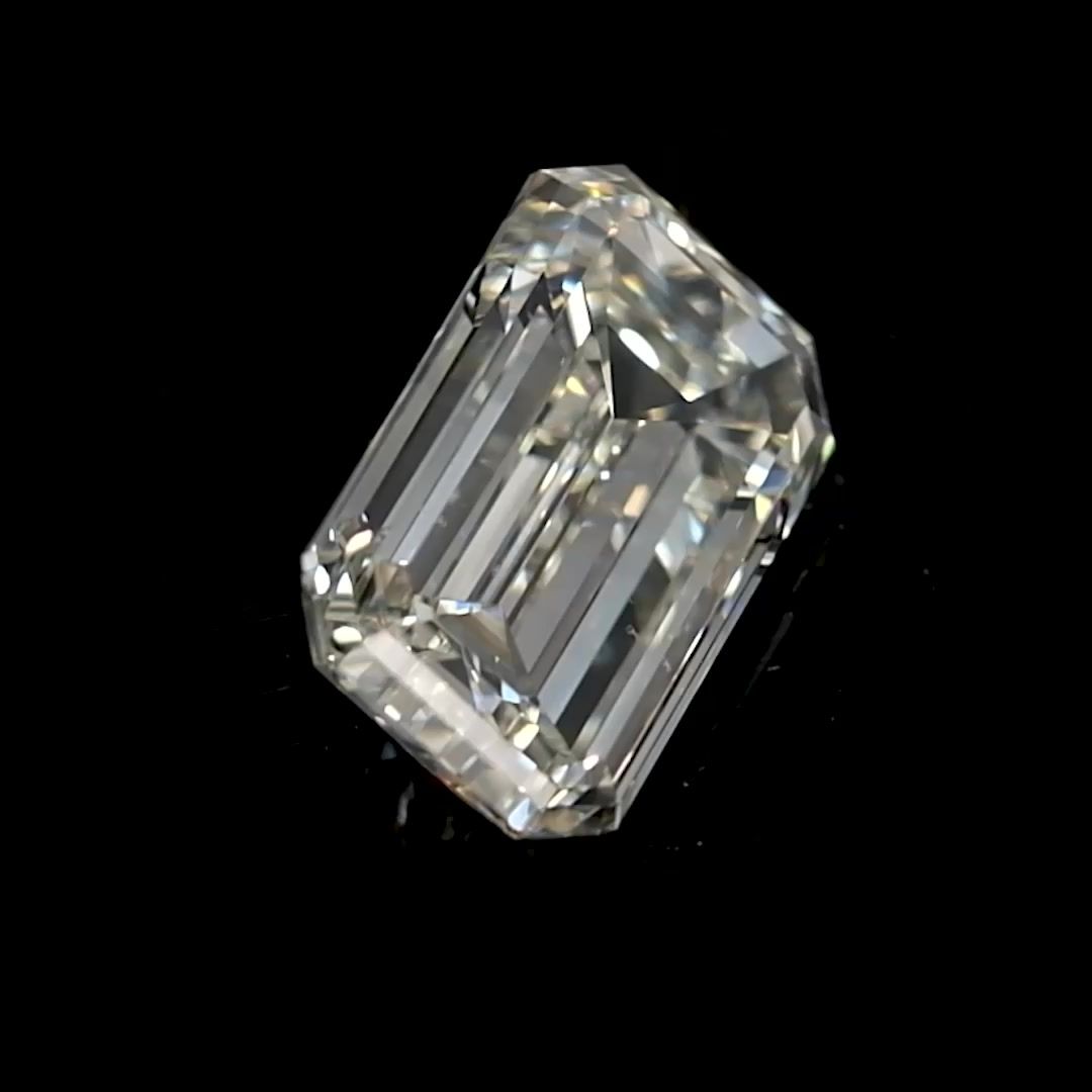 3.00 Carat K-SI1 Emerald Cut Diamond