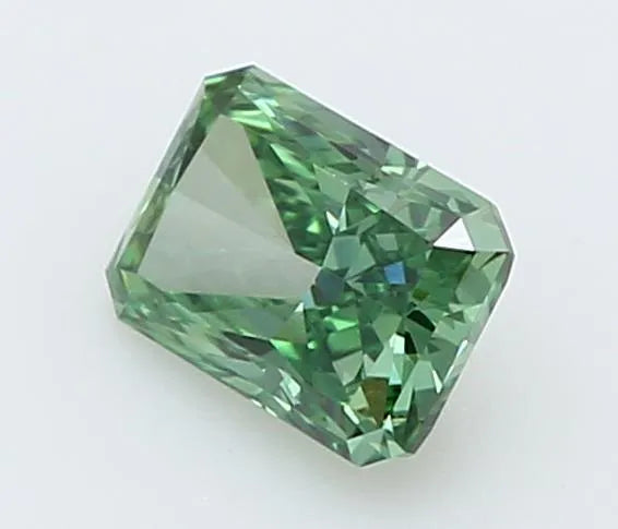 Diamant de laboratoire radiant de 0,30 ct (vert vif fantaisie, clarté VVS2, IGI)