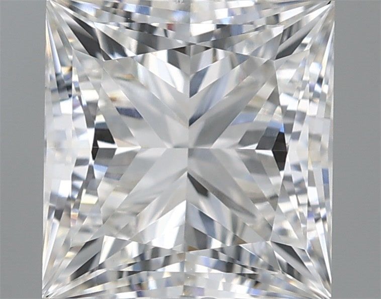 2.80 Carat F-VVS2 Princess Lab Diamond