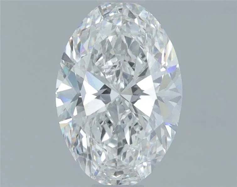 Diamant ovale de 1,00 ct cultivé en laboratoire (couleur E, pureté VVS2, IGI)