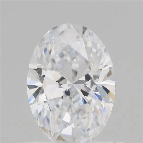 Diamant ovale de 0,71 ct cultivé en laboratoire (couleur D, pureté VVS1, IGI)