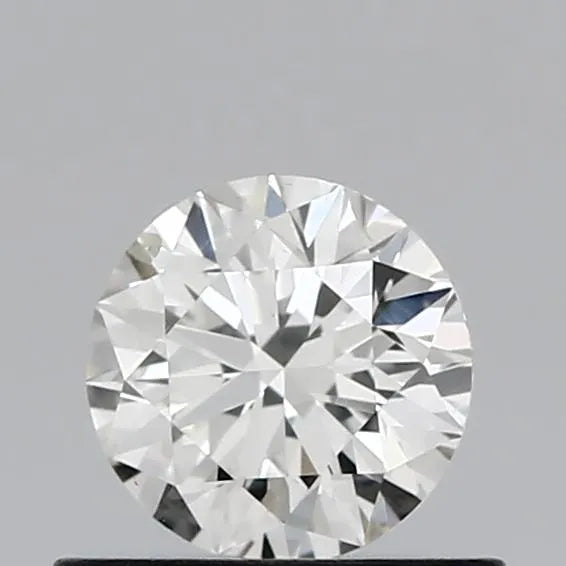 Diamant naturel rond de 0,52 ct (couleur G, pureté SI2, taille EX, IGI)