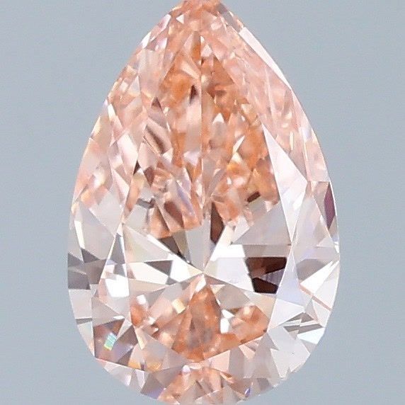 0.55 Carat Pear Cut Fancy Pink