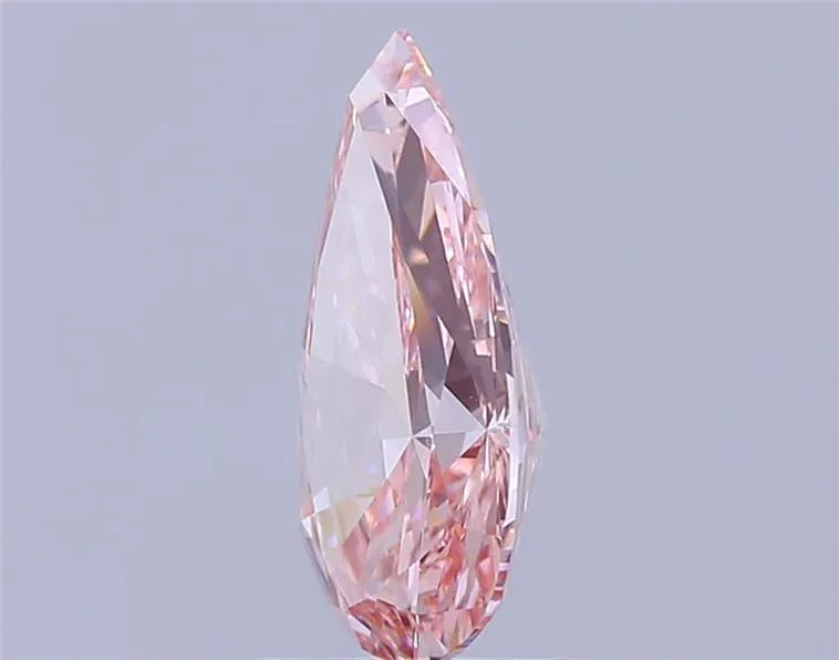 Diamant de laboratoire en forme de poire de 1,53 ct (Fancy Vivid Pink, pureté VS1, IGI)