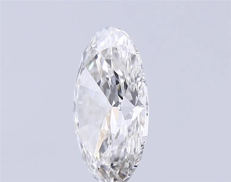 Diamant ovale de 1,02 ct cultivé en laboratoire (couleur G, pureté VS2, IGI)