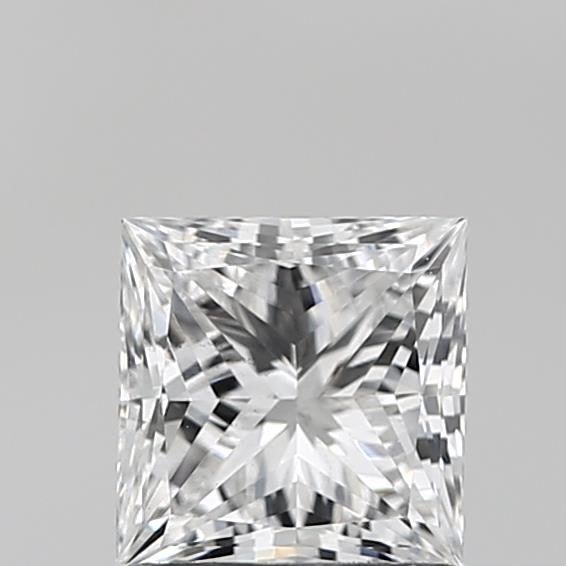 0.91 Carat E-VS2 Princess Lab Diamond