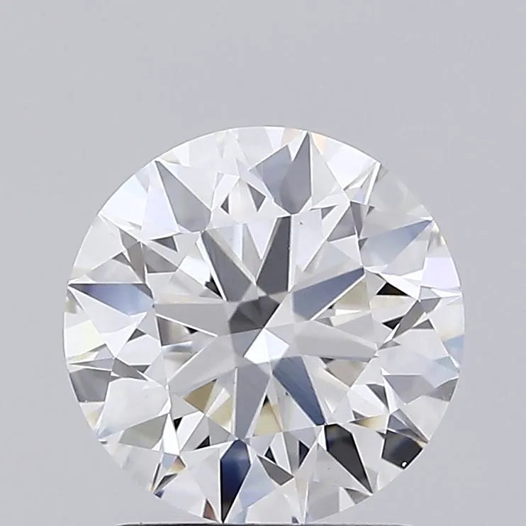 Diamant rond de 2,05 ct cultivé en laboratoire (couleur F, pureté VVS2, ID de coupe, IGI)