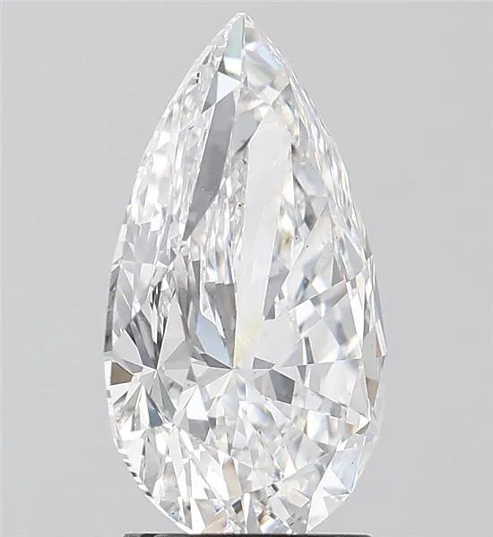 Diamant de laboratoire de 3,00 ct en forme de poire (couleur E, pureté VS2, IGI)