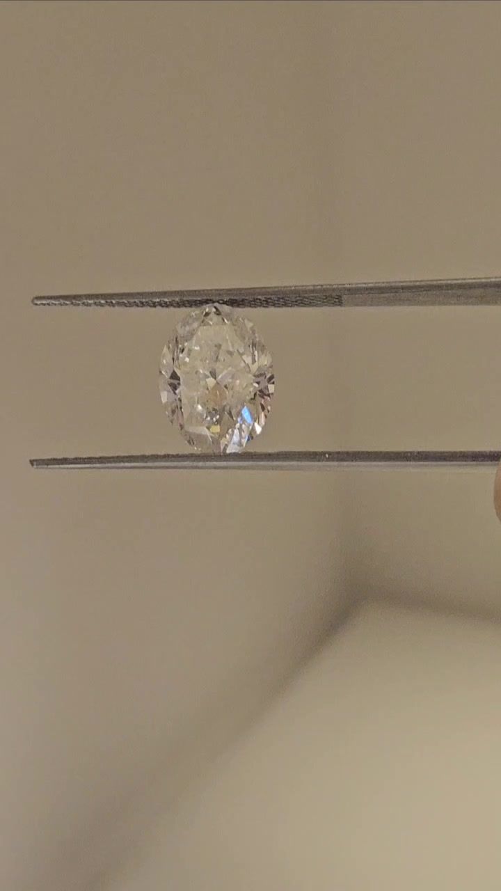 3.00 Carat H-SI2 Oval Cut Diamond