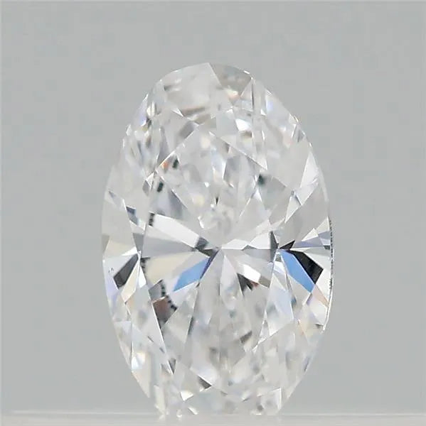 Diamant ovale de 0,18 ct cultivé en laboratoire (couleur D, pureté VVS2, IGI)