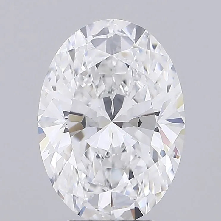 4.60ct Oval Lab Grown Diamond (Colour D, Clarity IF, IGI Certified)