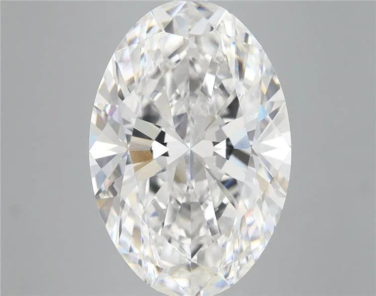 Diamant ovale de 7,03 ct cultivé en laboratoire (couleur D, pureté VS1, GIA)