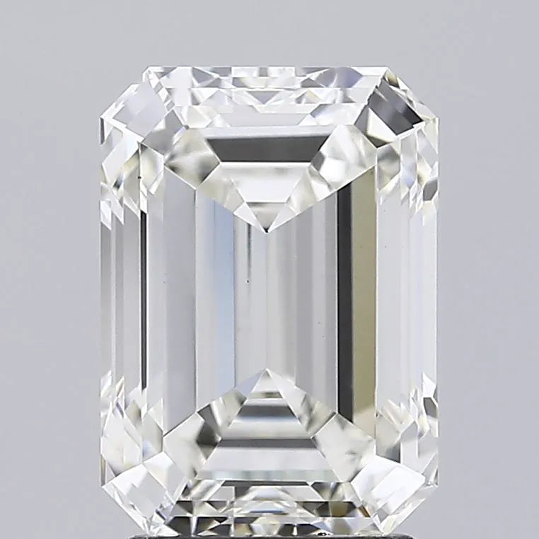 Diamant de laboratoire émeraude de 3,00 ct (couleur H, pureté VS1, IGI)