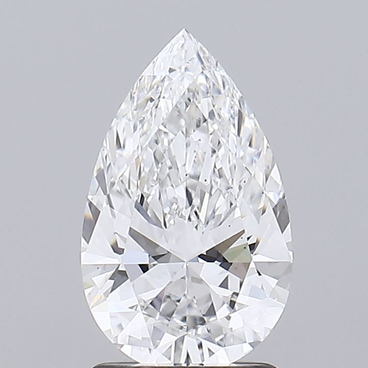 1.60 Carat D-VS2 Pear Lab Diamond