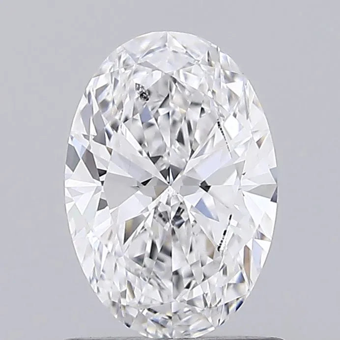 1.00ct Oval Lab Grown Diamond (Colour D, Clarity SI1, IGI Certified)