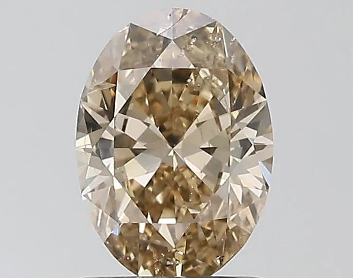 1.00ct Oval Natural Diamond (Colour Fancy, Clarity I1, GIA Certified)