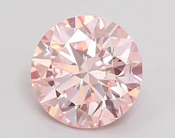1.00ct Round Lab Grown Diamond (Colour Fancy Vivid Pink, Clarity VS1, Uncertified)