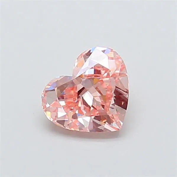 1.01ct Heart Lab Grown Diamond (Colour Fancy Intense Pink, Clarity VS1, IGI Certified)