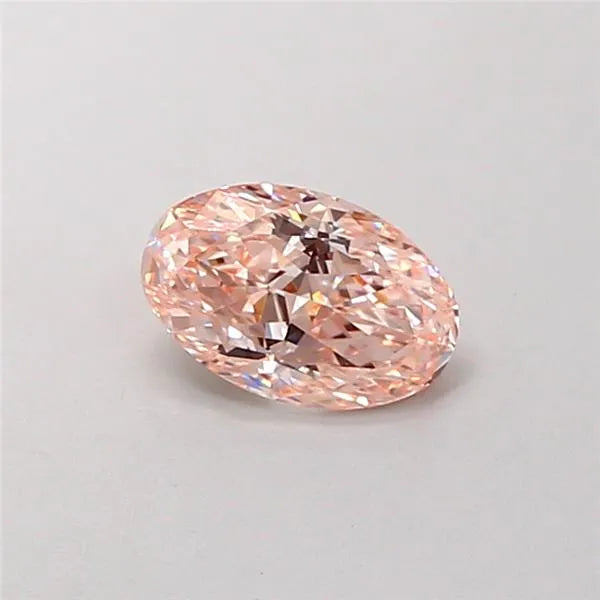 1.01ct Oval Lab Grown Diamond (Colour Fancy Brown Pink, Clarity VS2, IGI Certified)