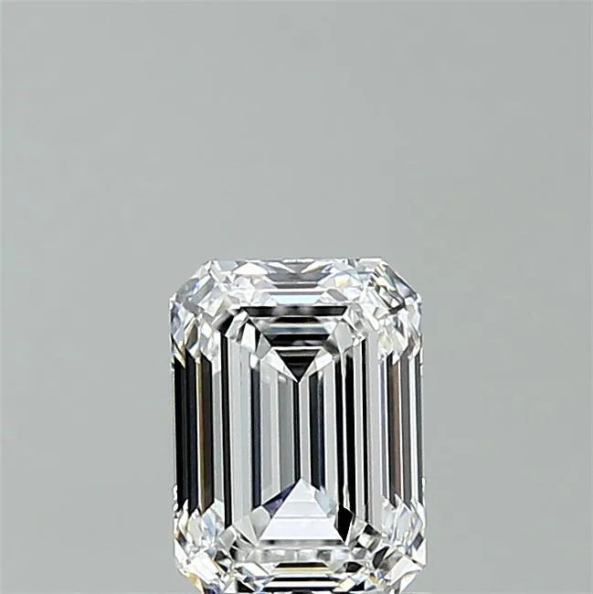 1.02ct Emerald Lab Grown Diamond (Colour D, Clarity IF, IGI Certified)