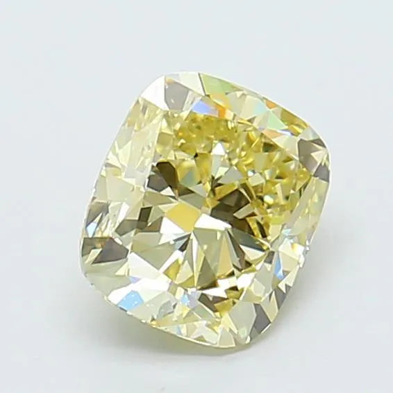 1.05ct Cushion brilliant Natural Diamond (Colour Fancy Yellow, Clarity VS2, Uncertified)