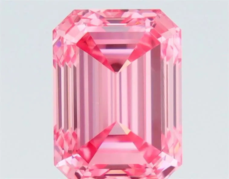 1.29ct Emerald Natural Diamond (Colour Fancy Vivid Pink, Clarity VVS2, GIA Certified)