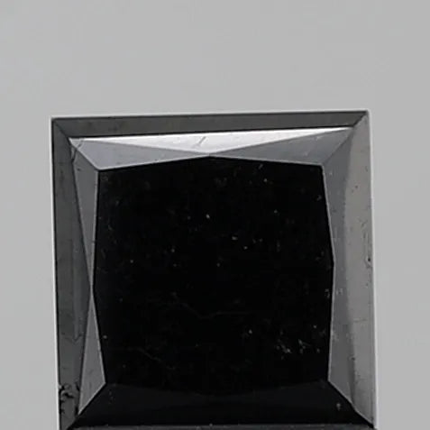 1.33ct Princess Natural Diamond (Colour Black, Clarity VS2, Cut EX, Uncertified)
