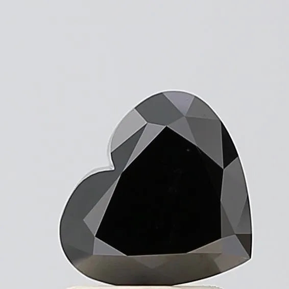 1.45ct Heart Lab Grown Diamond (Colour Black, Clarity VVS2, Uncertified)